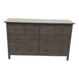 Comoda Hemnes 8 Cajones Gris Obscuro Seminueva 160 X 95 Cm