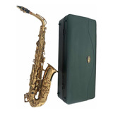 Saxofone Alto Eb Dourado Kaentner Made In Japan