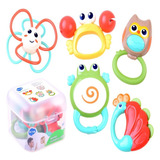 Pack 5 Sonajeros Bebe Estimulación Juguete/maryshopcl