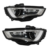 Par Faros Audi A3 2013-2014-2015-2016 Elect C/mot Leds Ald