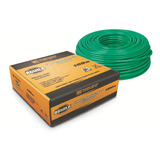 Cable Cal. 10 Verde Thw 1 Hilo 100m Aguila 200247