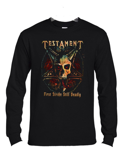 Polera Ml Testamente First Strike Still Deadly Metal Abomina