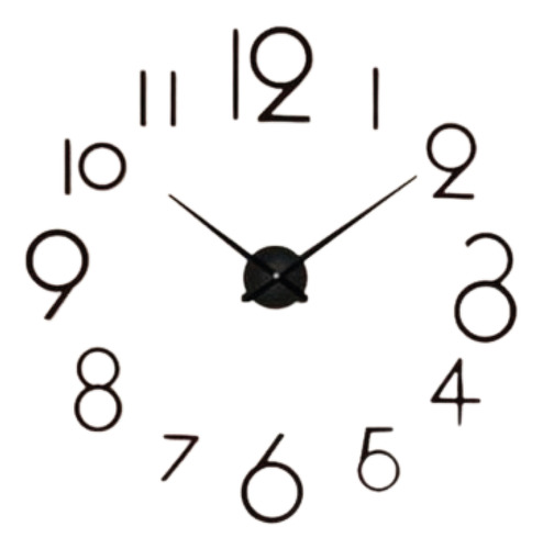 Reloj De Pared - Deco - Mod 9 - 75 X 75 Cm En Madera