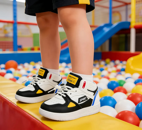 Zapatos Tenis Niña Niño Escolares Urbano Tallas 13 A 22 Bota