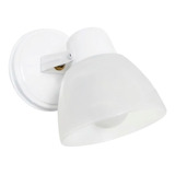 Aplique Spot 1 Luz Blanco Apto Techo Ventilador E27 Led