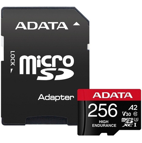 Mem Microsdxc Adata 256gb Uhs-i U3 Ausdx256gui3v30sha2-r /v