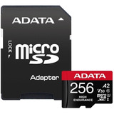 Mem Microsdxc Adata 256gb Uhs-i U3 Ausdx256gui3v30sha2-r /v