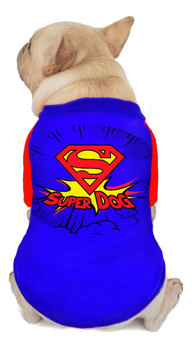 Disfraz Perro Superman Super Heroes Talla Mediana