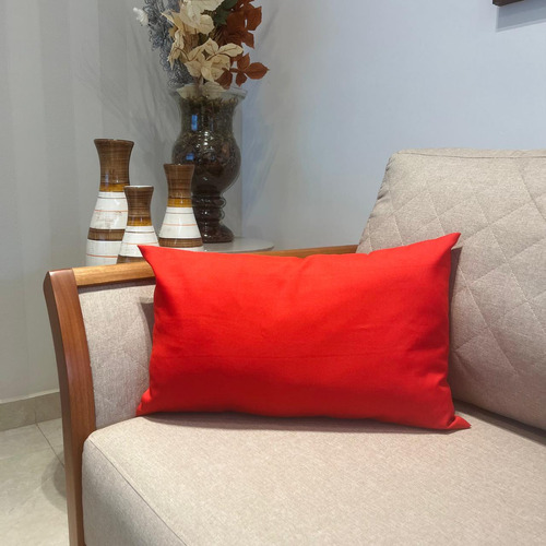 Almofada Baguete Cheia Decorativa 50x30 Macia Retangular