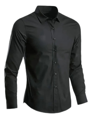 Camisa Casual Formal Ajuste Perfecto Slim Fit Strech Lisa M