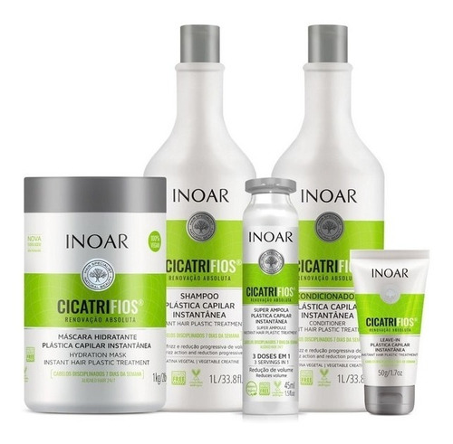 Kit Inoar Cicatrifios Completo (5 Produtos)