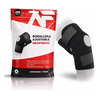 Rodillera De Neopreno Deportiva Ajustable Y De Compresión Color 52049 | MercadoLibre