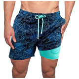 Bañadores Hombre Short Para Playa Casual Traje De Baño 