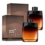 Paquete Legend Night Mont Blanc 100ml Edp Caballero 2 Pzas