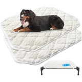 Almohadilla Cama De Perro Elevada Impermeable, 2 Paquet...