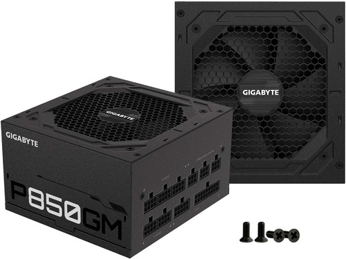 Fuente De Alimentación Gigabyte Pc 850w 12v Gold Plus Color Negro