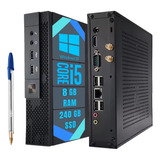 Mini Pc Desktop Intel Core I5 + 4gb+ Ssd 120gb Hdmi + Wi-fi