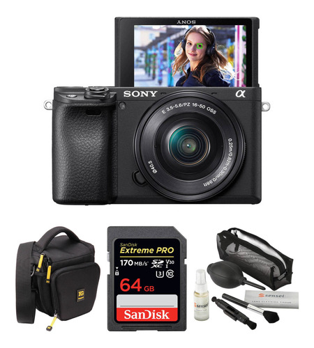 Sony Alpha A6400 Mirrorless Digital Camara Con 16-50mm Lens