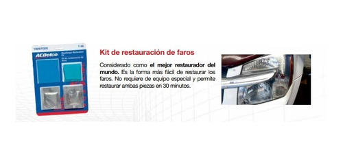 Lote Kit Restaurador De Faros Todos Los Vehiculos