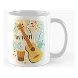 Taza X4 Collage De Ukelele Calidad Premium