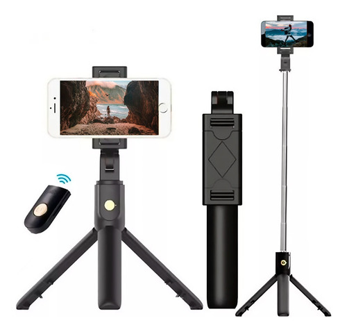 Trípode Para Celular Con Selfie Stick Control Bluetooth Foto