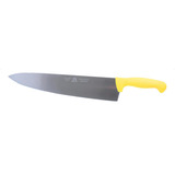 Cuchillo De Cocinero Chef Acero Inoxidable Profesional Color Amarillo