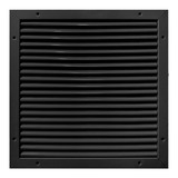 Rejilla De Ventilacion 40x40 Fija - Retorno Negro