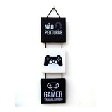 Quadro Placa Gamer Vídeo Game Playstation Várias Cores