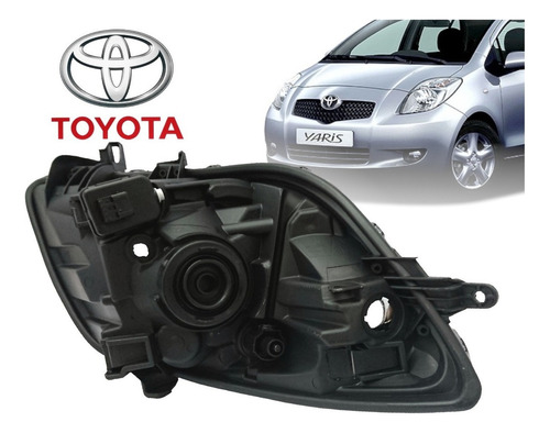 Faro Para Toyota Yaris 2008 Sport / Derecho Foto 4