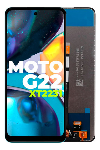 Módulo Pantalla Display Motorola Moto G22 Negro Original