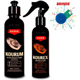 Kit Hidrata Limpa Couro Banco De Moto Kourum Kourex Razux Cor Todas As Cores