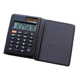Mini Calculadora Escritirio 8 Digitos Estuche Negocio Hogar Color Negro - 268001