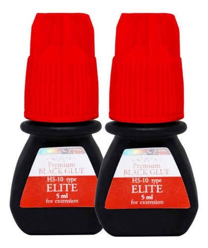Kit Cola Elite Para Extensão De Cílios  2 Un 5ml Promoção