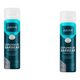 Kit2 Espuma Pra Fazer Barba Above 200 Ml Todos Tipos De Pele