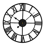Timelike Reloj De Pared Romano Grande, Reloj De Pared De Met