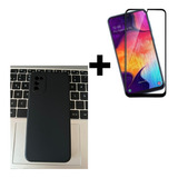 Carcasa Silicona De Color Para Samsung A02s + Mica