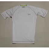 Playera Under Armour Heatgear Catalyst Talla L Grande Blanca