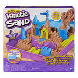 Set Kinetic Sand Playa De Lujo Con 1.13 Kg De Arena Con Herramientas +3