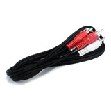 Cable 2 Rca Plug Macho A Macho, 6 Pies/negro