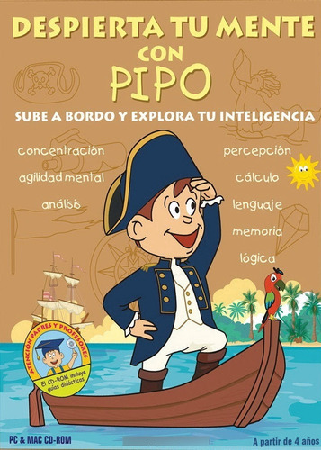 Pc - Pipo Despierta Tu Mente (envio Gratis)