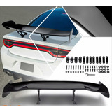 Spoiler Negro Brillante Gt Universal Mustang Camaro 370z 