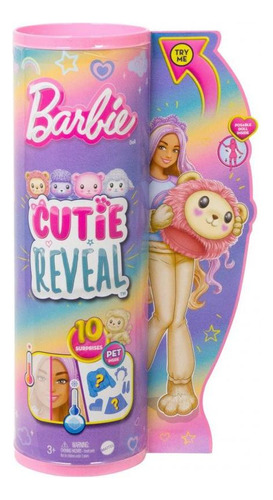 Barbie Cutie Reveal - Leon - 10 Sorpresas - Marca Mattel -