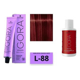 Tintura Igora L88 Fashion Ligth Schwarzkopf +oxidante 60 Ml