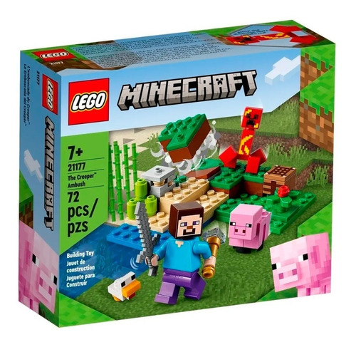 Bloques Lego® Minecraft The Creeper Ambush 21177