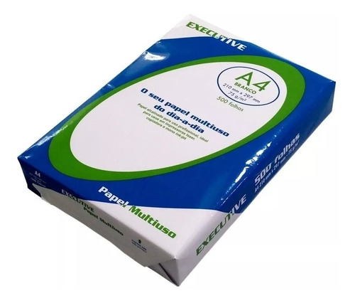 Papel Sulfite Branco A4 75g Premium Pacote C/ 500 Fls