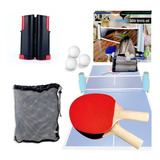 Juego De Paletas De Tenis De Mesa De Red De Ping Pong 