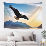 Adanti Eagle Mountains Print Tapestry Decorative Wall Soft .