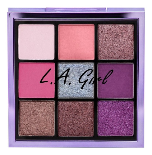 Paleta De Sombras Para Ojos Maquillaje 9 Tonalidades La Girl