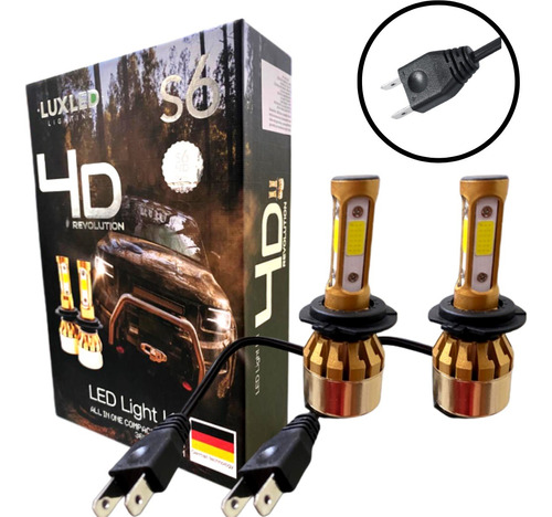 Kit Cree Led S6 4d 36w 4 Caras Revolution 12v 28000lm Blanca