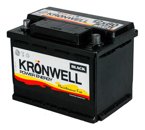 Bateria Kronwell 12x75a Alta 12v 75ah W5a24